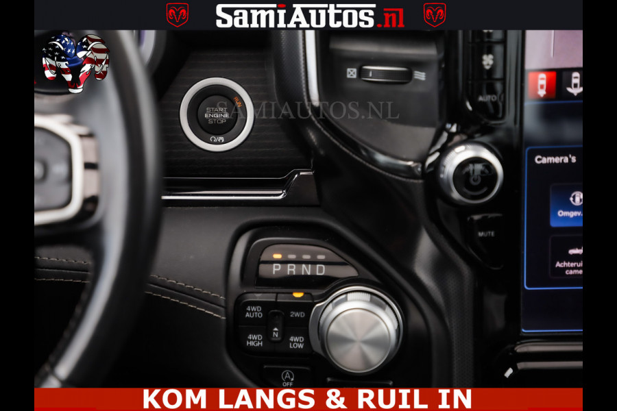 Dodge Ram LIMITED HULK | 5.7 V8 402PK " HEMI | HUD | LUCHTVERING | PANO | MWK KLEP | MEGA VOL | DC | 5 PERS | CREW CAB | DUBBELE CABINE | GRIJSKENETEKN | MEEST COMFORTABELE BEDRIJFSAUTO |