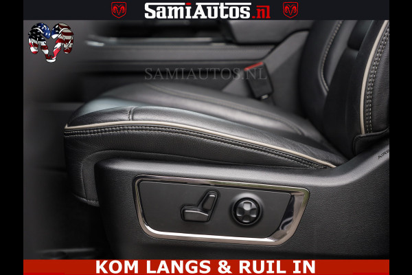 Dodge Ram LIMITED HULK | 5.7 V8 402PK " HEMI | HUD | LUCHTVERING | PANO | MWK KLEP | MEGA VOL | DC | 5 PERS | CREW CAB | DUBBELE CABINE | GRIJSKENETEKN | MEEST COMFORTABELE BEDRIJFSAUTO |