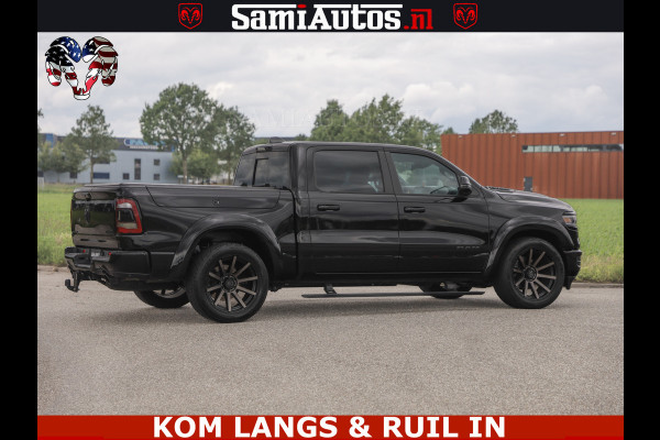 Dodge Ram LIMITED HULK | 5.7 V8 402PK " HEMI | HUD | LUCHTVERING | PANO | MWK KLEP | MEGA VOL | DC | 5 PERS | CREW CAB | DUBBELE CABINE | GRIJSKENETEKN | MEEST COMFORTABELE BEDRIJFSAUTO |