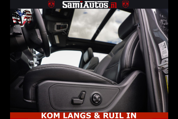 Dodge Ram SPORT | 5.7 V8 HEMI 402PK | GRANITE CRYSTAL | GROOTSCHERM | PANO | LIMITED WIELEN | DUBBEL CABINE DC | 5 PERSOONS | GRIJSKENTEKEN |