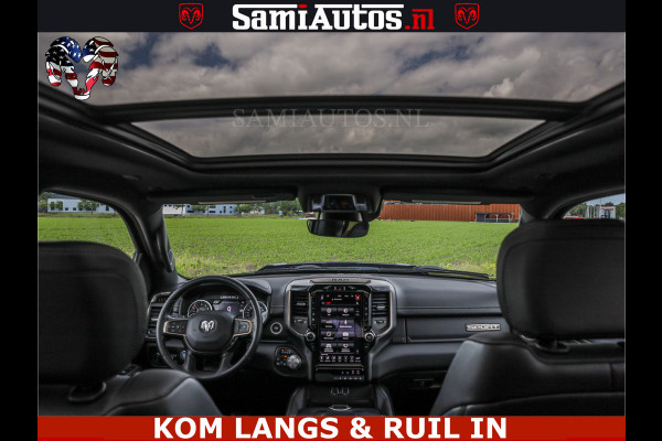 Dodge Ram SPORT | 5.7 V8 HEMI 402PK | GRANITE CRYSTAL | GROOTSCHERM | PANO | LIMITED WIELEN | DUBBEL CABINE DC | 5 PERSOONS | GRIJSKENTEKEN |