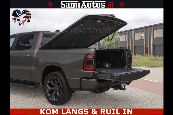 Dodge Ram SPORT | 5.7 V8 HEMI 402PK | GRANITE CRYSTAL | GROOTSCHERM | PANO | LIMITED WIELEN | DUBBEL CABINE DC | 5 PERSOONS | GRIJSKENTEKEN |