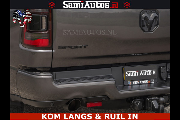 Dodge Ram SPORT | 5.7 V8 HEMI 402PK | GRANITE CRYSTAL | GROOTSCHERM | PANO | LIMITED WIELEN | DUBBEL CABINE DC | 5 PERSOONS | GRIJSKENTEKEN |