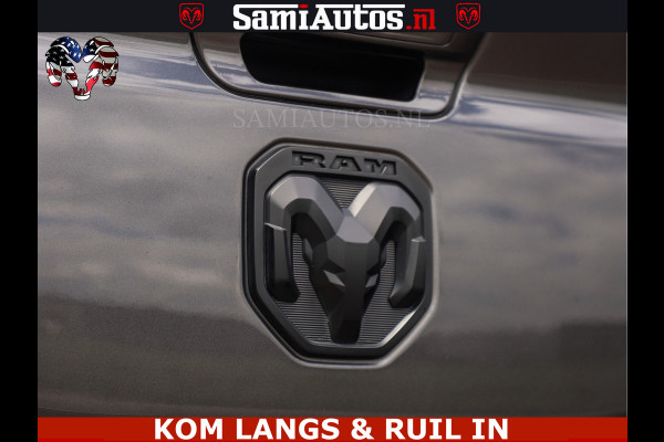 Dodge Ram SPORT | 5.7 V8 HEMI 402PK | GRANITE CRYSTAL | GROOTSCHERM | PANO | LIMITED WIELEN | DUBBEL CABINE DC | 5 PERSOONS | GRIJSKENTEKEN |