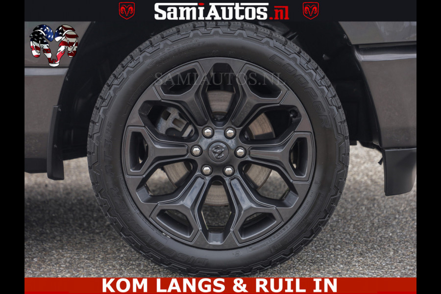 Dodge Ram SPORT | 5.7 V8 HEMI 402PK | GRANITE CRYSTAL | GROOTSCHERM | PANO | LIMITED WIELEN | DUBBEL CABINE DC | 5 PERSOONS | GRIJSKENTEKEN |