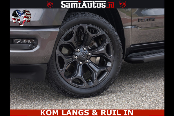 Dodge Ram SPORT | 5.7 V8 HEMI 402PK | GRANITE CRYSTAL | GROOTSCHERM | PANO | LIMITED WIELEN | DUBBEL CABINE DC | 5 PERSOONS | GRIJSKENTEKEN |