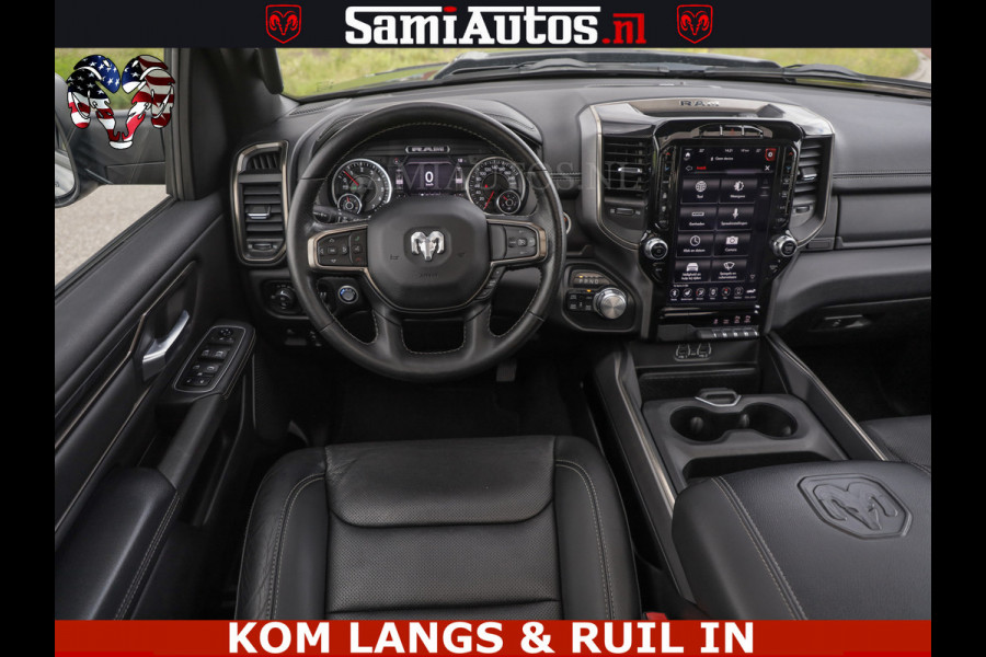 Dodge Ram SPORT | 5.7 V8 HEMI 402PK | GRANITE CRYSTAL | GROOTSCHERM | PANO | LIMITED WIELEN | DUBBEL CABINE DC | 5 PERSOONS | GRIJSKENTEKEN |