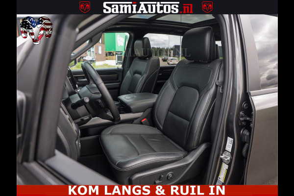 Dodge Ram SPORT | 5.7 V8 HEMI 402PK | GRANITE CRYSTAL | GROOTSCHERM | PANO | LIMITED WIELEN | DUBBEL CABINE DC | 5 PERSOONS | GRIJSKENTEKEN |