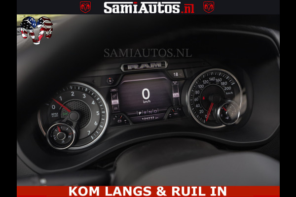Dodge Ram SPORT | 5.7 V8 HEMI 402PK | GRANITE CRYSTAL | GROOTSCHERM | PANO | LIMITED WIELEN | DUBBEL CABINE DC | 5 PERSOONS | GRIJSKENTEKEN |