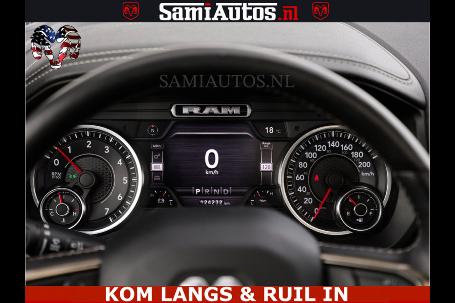 Dodge Ram SPORT | 5.7 V8 HEMI 402PK | GRANITE CRYSTAL | GROOTSCHERM | PANO | LIMITED WIELEN | DUBBEL CABINE DC | 5 PERSOONS | GRIJSKENTEKEN |