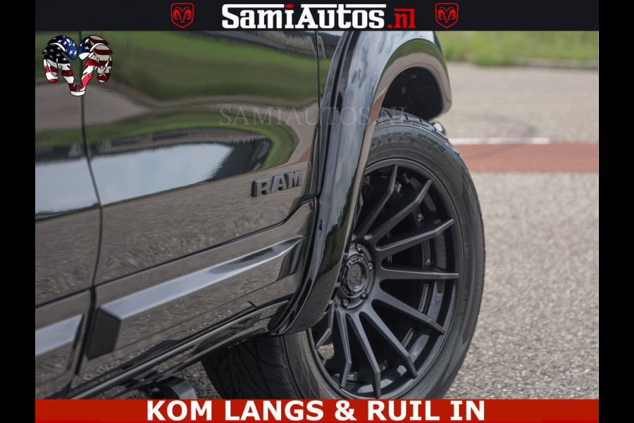 Dodge Ram 1500 Night Premium | Full Option | De Meest Luxe Pick-Up in zijn Klasse | Comfortabele Dubbele Cabine met Royale 5 Zitplaatsen | BPM vrij | Nu Leverbaar uit Voorraad | Voorraad Nr 2287 - 3384