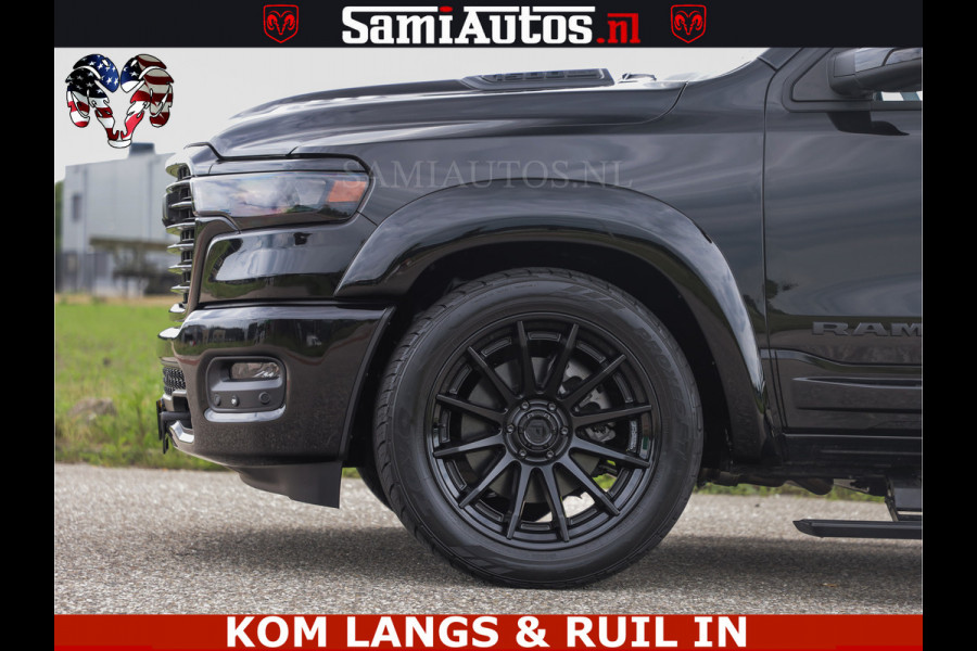 Dodge Ram 1500 Night Premium | Full Option | De Meest Luxe Pick-Up in zijn Klasse | Comfortabele Dubbele Cabine met Royale 5 Zitplaatsen | BPM vrij | Nu Leverbaar uit Voorraad | Voorraad Nr 2287 - 3384