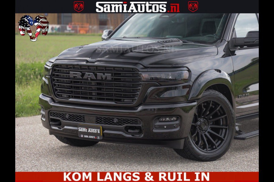 Dodge Ram 1500 Night Premium | Full Option | De Meest Luxe Pick-Up in zijn Klasse | Comfortabele Dubbele Cabine met Royale 5 Zitplaatsen | BPM vrij | Nu Leverbaar uit Voorraad | Voorraad Nr 2287 - 3384