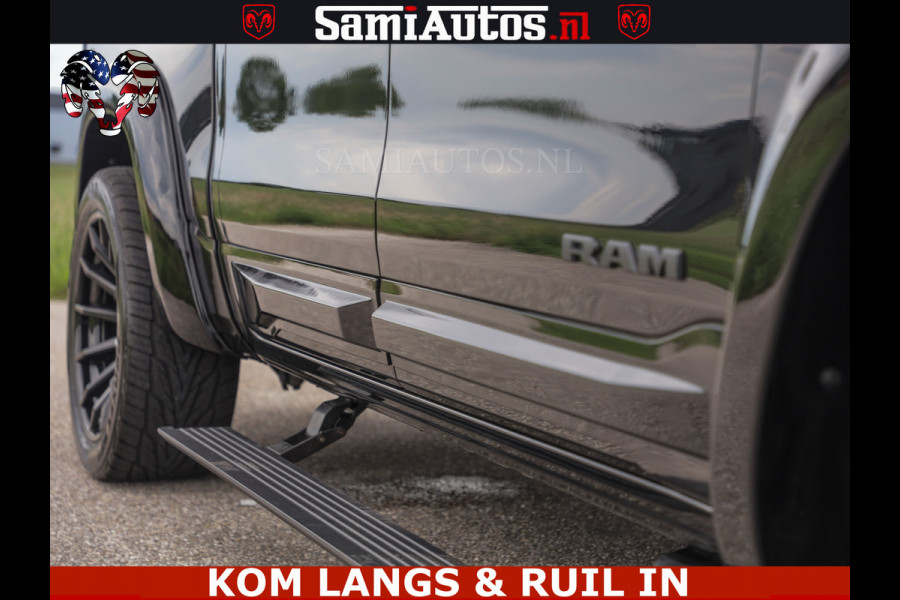 Dodge Ram 1500 Night Premium | Full Option | De Meest Luxe Pick-Up in zijn Klasse | Comfortabele Dubbele Cabine met Royale 5 Zitplaatsen | BPM vrij | Nu Leverbaar uit Voorraad | Voorraad Nr 2287 - 3384