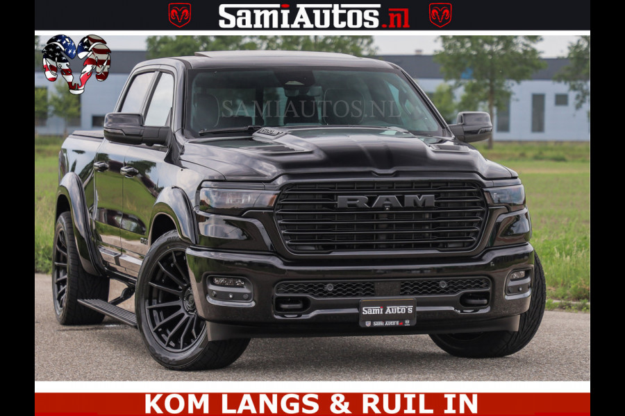 Dodge Ram 1500 Night Premium | Full Option | De Meest Luxe Pick-Up in zijn Klasse | Comfortabele Dubbele Cabine met Royale 5 Zitplaatsen | BPM vrij | Nu Leverbaar uit Voorraad | Voorraad Nr 2287 - 3384