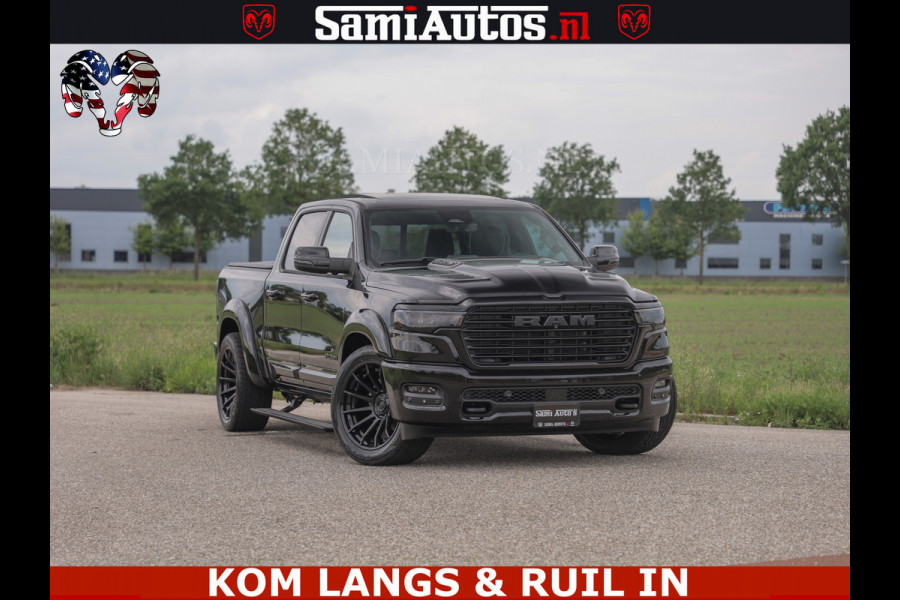 Dodge Ram 1500 Night Premium | Full Option | De Meest Luxe Pick-Up in zijn Klasse | Comfortabele Dubbele Cabine met Royale 5 Zitplaatsen | BPM vrij | Nu Leverbaar uit Voorraad | Voorraad Nr 2287 - 3384