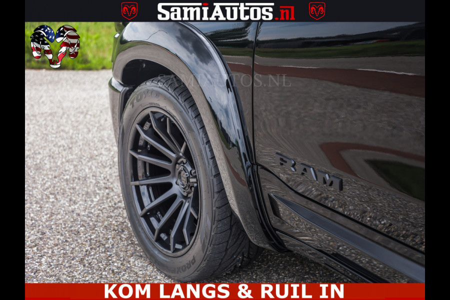 Dodge Ram 1500 Night Premium | Full Option | De Meest Luxe Pick-Up in zijn Klasse | Comfortabele Dubbele Cabine met Royale 5 Zitplaatsen | BPM vrij | Nu Leverbaar uit Voorraad | Voorraad Nr 2287 - 3384