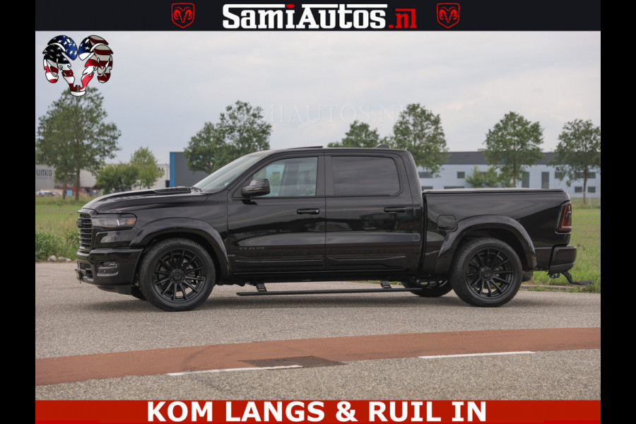 Dodge Ram 1500 Night Premium | Full Option | De Meest Luxe Pick-Up in zijn Klasse | Comfortabele Dubbele Cabine met Royale 5 Zitplaatsen | BPM vrij | Nu Leverbaar uit Voorraad | Voorraad Nr 2287 - 3384