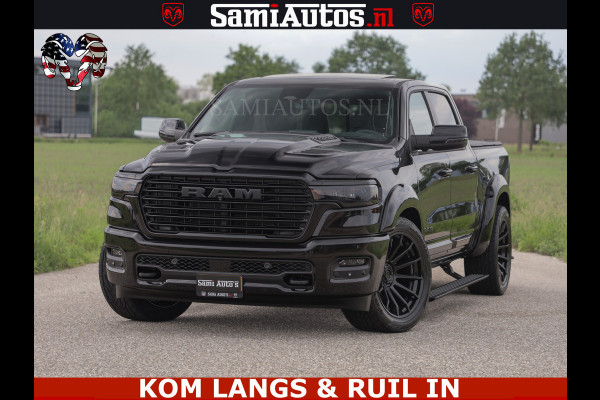 Dodge Ram 1500 Night Premium | Full Option | De Meest Luxe Pick-Up in zijn Klasse | Comfortabele Dubbele Cabine met Royale 5 Zitplaatsen | BPM vrij | Nu Leverbaar uit Voorraad | Voorraad Nr 2287 - 3384