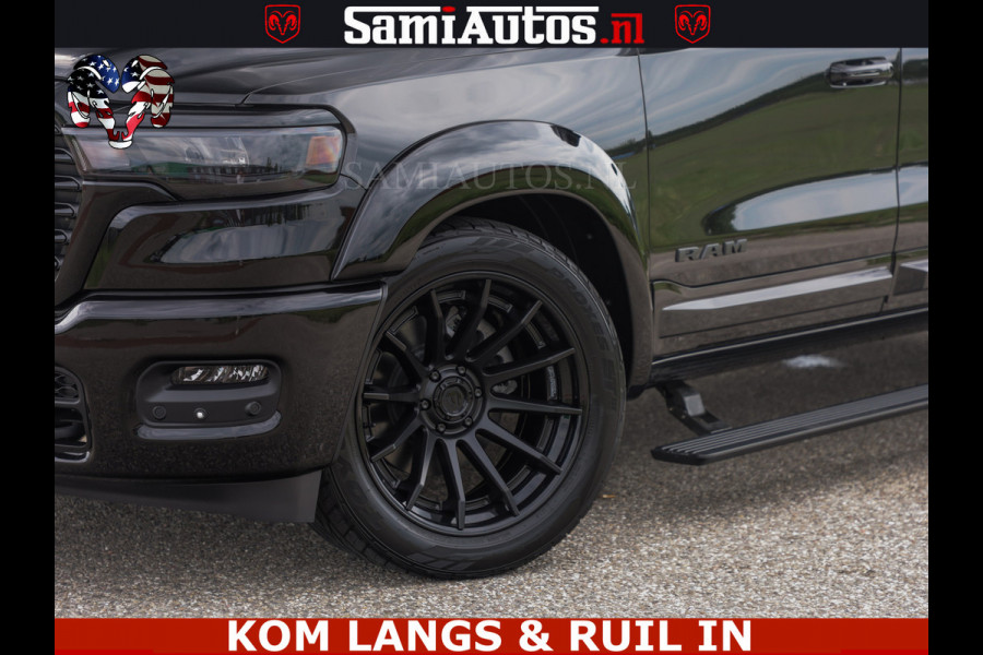 Dodge Ram 1500 Night Premium | Full Option | De Meest Luxe Pick-Up in zijn Klasse | Comfortabele Dubbele Cabine met Royale 5 Zitplaatsen | BPM vrij | Nu Leverbaar uit Voorraad | Voorraad Nr 2287 - 3384