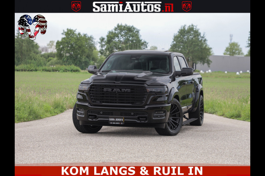 Dodge Ram 1500 Night Premium | Full Option | De Meest Luxe Pick-Up in zijn Klasse | Comfortabele Dubbele Cabine met Royale 5 Zitplaatsen | BPM vrij | Nu Leverbaar uit Voorraad | Voorraad Nr 2287 - 3384