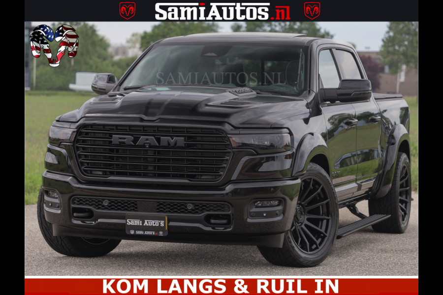 Dodge Ram 1500 Night Premium | Full Option | De Meest Luxe Pick-Up in zijn Klasse | Comfortabele Dubbele Cabine met Royale 5 Zitplaatsen | BPM vrij | Nu Leverbaar uit Voorraad | Voorraad Nr 2287 - 3384