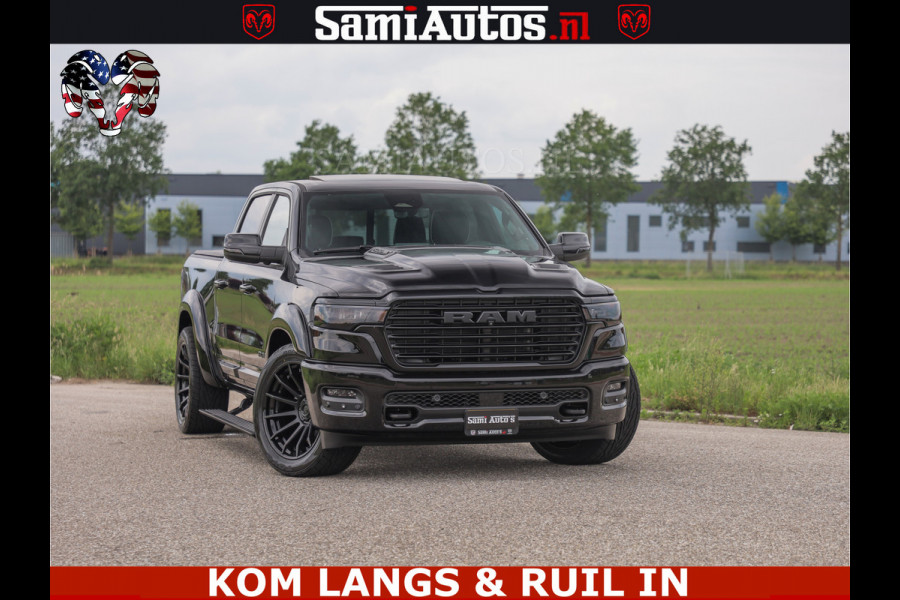 Dodge Ram 1500 Night Premium | Full Option | De Meest Luxe Pick-Up in zijn Klasse | Comfortabele Dubbele Cabine met Royale 5 Zitplaatsen | BPM vrij | Nu Leverbaar uit Voorraad | Voorraad Nr 2287 - 3384