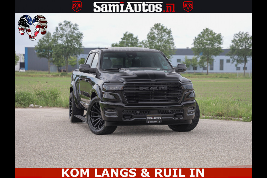 Dodge Ram 1500 Night Premium | Full Option | De Meest Luxe Pick-Up in zijn Klasse | Comfortabele Dubbele Cabine met Royale 5 Zitplaatsen | BPM vrij | Nu Leverbaar uit Voorraad | Voorraad Nr 2287 - 3384