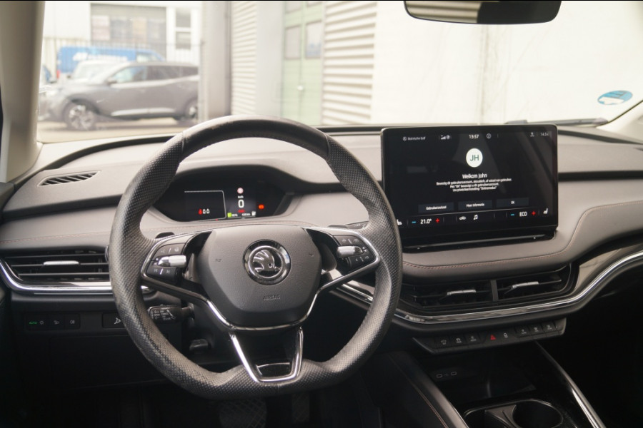 Škoda ENYAQ iV 80 First Edition -SOH93%-LEER-LED-TREKHAAK-ECC-
