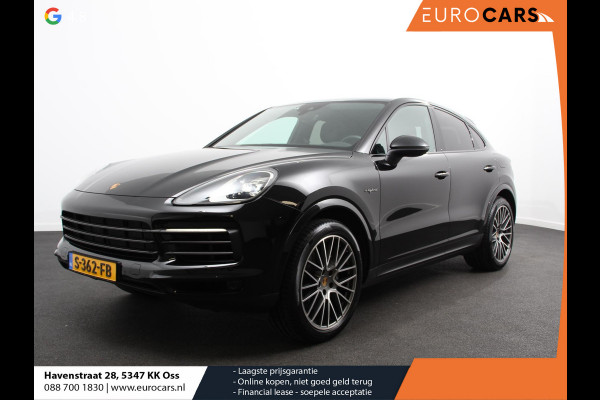 Porsche Cayenne Coupé 3.0 E-Hybrid 476pk Platinum Edition Leder Panorama dak Luchtvering Comfortstoelen Electrische Navigatie Climate Control Cruise control Lichtmetalen velgen Apple Carplay/ Android Auto
