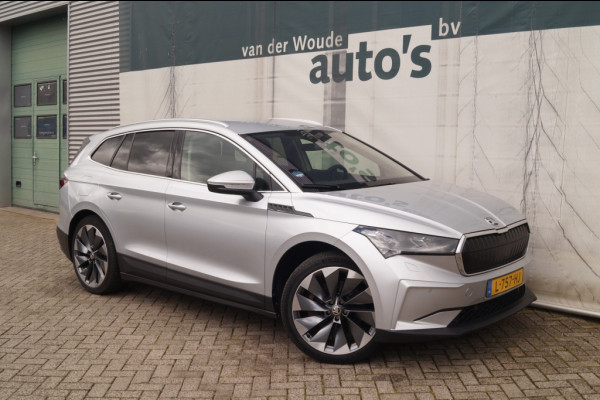 Škoda ENYAQ iV 80 First Edition -SOH93%-LEER-LED-TREKHAAK-ECC-