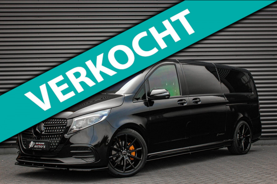 Mercedes-Benz V-Klasse 300d 4X4 EXTRA LANG AMG DC 240PK L3H1 DUBBEL CABINE / JB-EDITION / BILSTEIN SCHROEFSET/ NIGHT EDITION/ FULL