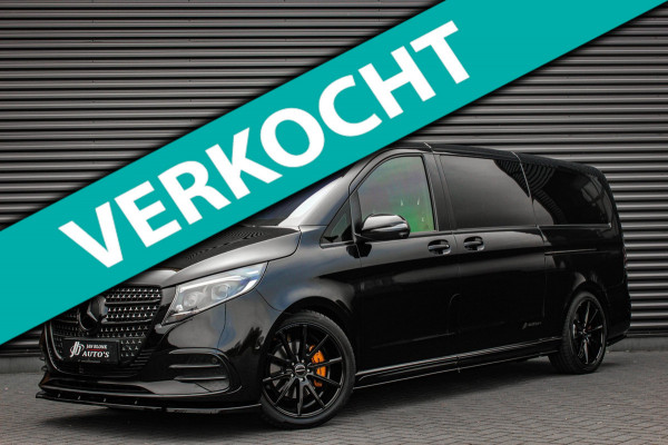 Mercedes-Benz V-Klasse 300d 4X4 EXTRA LANG AMG DC 240PK L3H1 DUBBEL CABINE / JB-EDITION / BILSTEIN SCHROEFSET/ NIGHT EDITION/ FULL