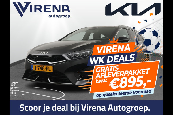 Kia Ceed Sportswagon Automaat 1.5 T-GDi GT-Line Automaat - Automatische achterklep - Schuif/Kantel dak - Apple Carplay/Android Auto - Adaptive cruise control - Keyless entry - Fabrieksgarantie t/m 30-06-2030