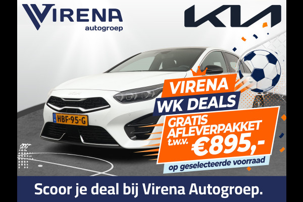 Kia Ceed 1.5 T-GDi GT-PlusLine - Automaat - Stoel/Stuurverwarming - Adaptief Cruise Control - Navigatie - Climate Control - Fabrieksgarantie Tot 2032
