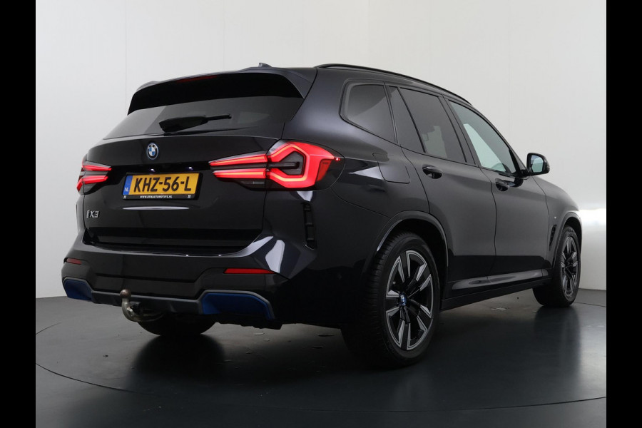 BMW iX3 Executive 80 kWh VAN: 44.900,- VOOR: 40.877,- UW WKVOORDEEL: 4.023,- | M-Sport |SOH 99% | ELEKTRISCHE TREKHAAK| ELEKTRISCHE ACHTERKLEP| PANORAMADAK| DRIVING ASSISTENT PROFESSIONAL| DODE HOEK SENSOR| STOELVERWARMING