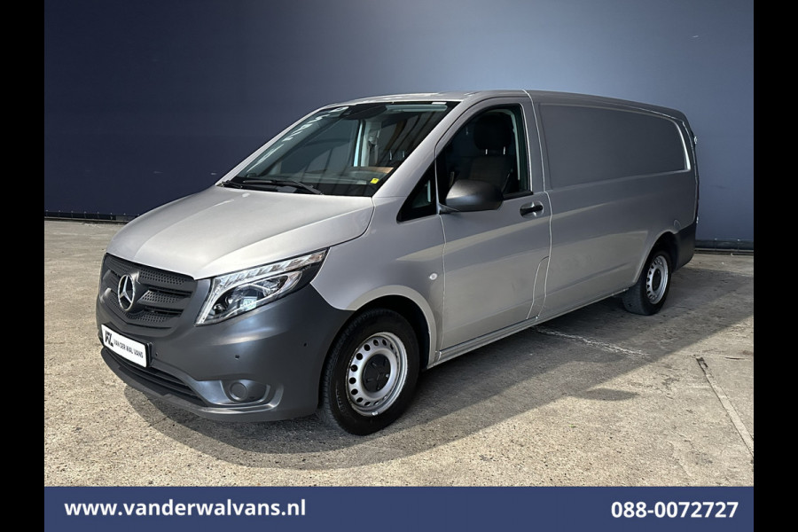 Mercedes-Benz Vito 116 CDI 164pk L3H1 Euro6 Airco | Camera | Cruisecontrol | LED | 2500kg Trekhaak Parkeersensoren, Stoelverwarming, Bijrijdersbank
