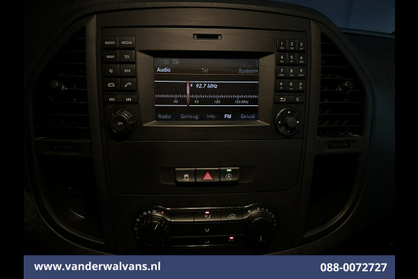 Mercedes-Benz Vito 116 CDI 164pk L3H1 Euro6 Airco | Camera | Cruisecontrol | LED | 2500kg Trekhaak Parkeersensoren, Stoelverwarming, Bijrijdersbank