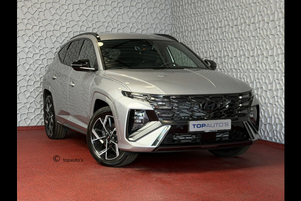 Hyundai Tucson .6 T-GDI PHEV N-LINE NIEUW 360CAM ELEK.KLEP MEMORY STOEL VERWARMD/KOELING SUBWFR 19" LMV ZWARTE HEMEL STUURVERW. PLUG IN HYBRIDE