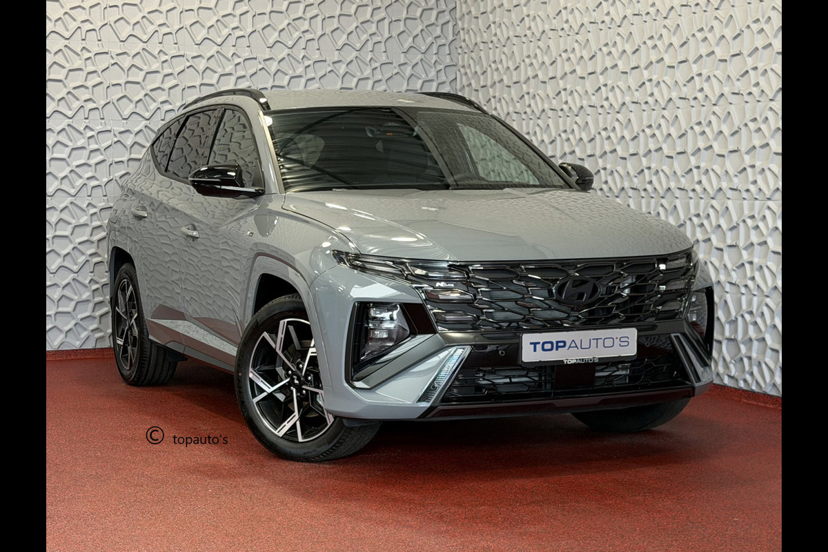 Hyundai Tucson NIEUWE AUTO 1.6 T-GDI PHEV N-LINE 360.CAMERA ELEK.KLEP ELEK.STOEL/GEHEUGEN VERWARMD/KOELING SUBWFR 19"LMV ZWARTE HEMEL STUURVERW PLUG IN HYBRIDE