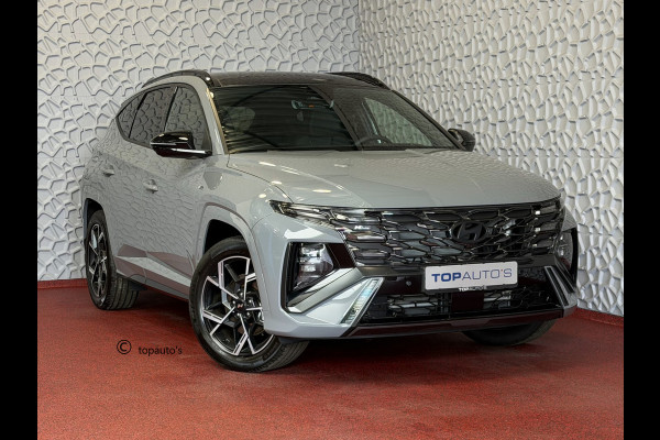 Hyundai Tucson NIEUWE AUTO TOP MODEL N LINE + 1.6 T-GDI PHEV SKY PANO 360CAM ELEK.KLEP ELEK.STOEL MEMORY VERWARMD SUBWOOFER 19" LMV ZWARTE HEME PLUG IN HYBRIDE