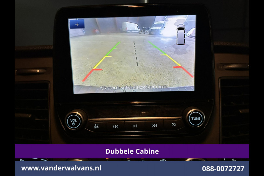 Ford Transit Custom 2.0 TDCI 170pk L2H1 Dubbele Cabine Euro6 Airco | 5-zits | Camera | Xenon | Navigatie | Cruisecontrol Android Auto, Parkeersensoren, Stoelverwarming, Verwarmde Voorruit, 2800kg trekvermogen
