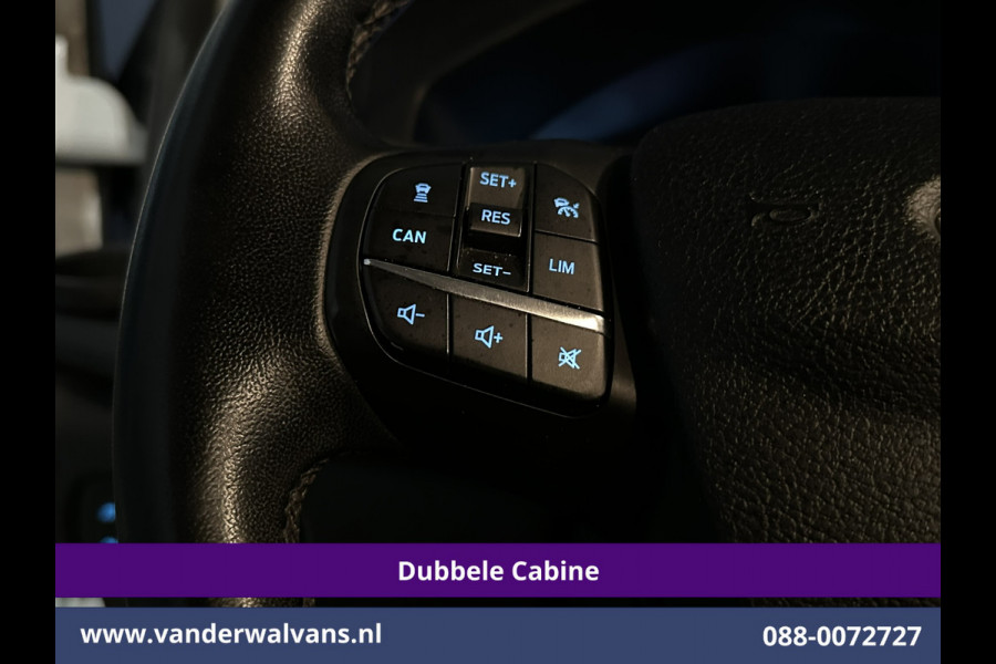 Ford Transit Custom 2.0 TDCI 170pk L2H1 Dubbele Cabine Euro6 Airco | 5-zits | Camera | Xenon | Navigatie | Cruisecontrol Android Auto, Parkeersensoren, Stoelverwarming, Verwarmde Voorruit, 2800kg trekvermogen