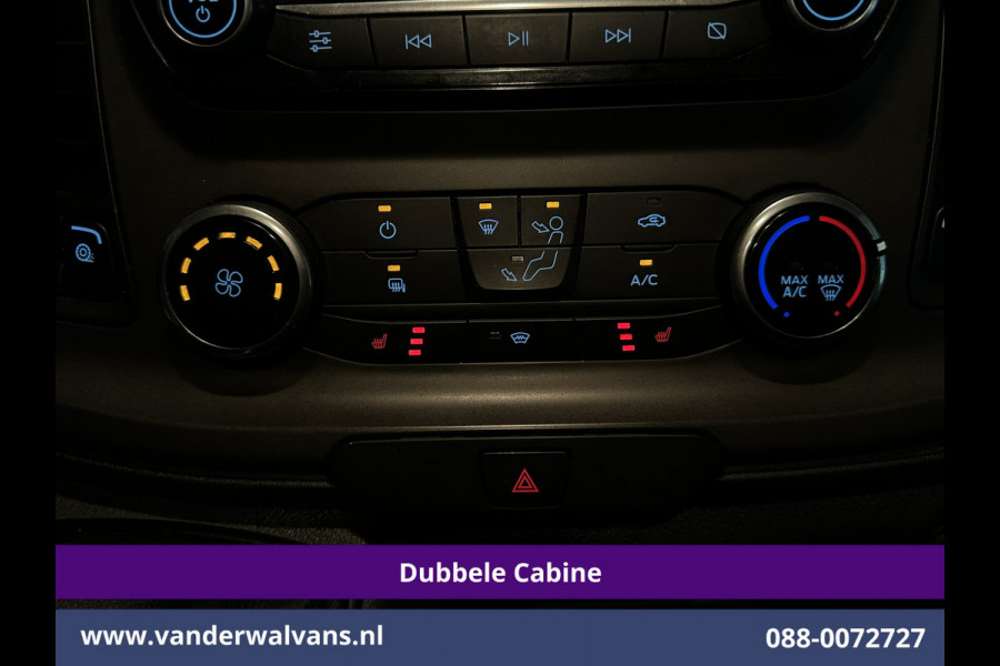 Ford Transit Custom 2.0 TDCI 170pk L2H1 Dubbele Cabine Euro6 Airco | 5-zits | Camera | Xenon | Navigatie | Cruisecontrol Android Auto, Parkeersensoren, Stoelverwarming, Verwarmde Voorruit, 2800kg trekvermogen