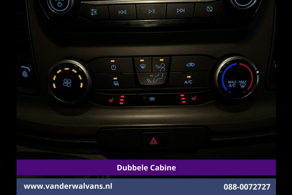 Ford Transit Custom 2.0 TDCI 170pk L2H1 Dubbele Cabine Euro6 Airco | 5-zits | Camera | Xenon | Navigatie | Cruisecontrol Android Auto, Parkeersensoren, Stoelverwarming, Verwarmde Voorruit, 2800kg trekvermogen