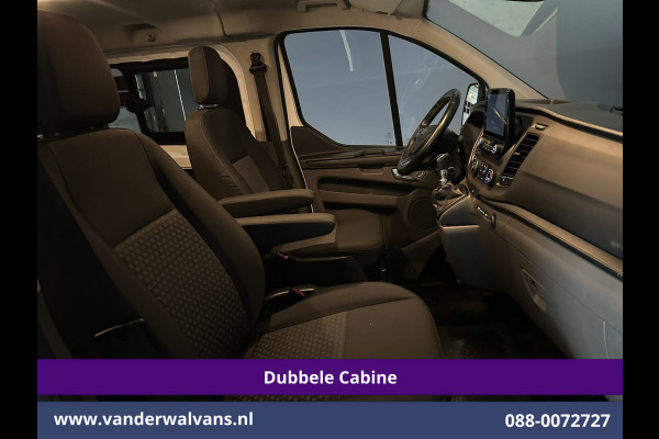 Ford Transit Custom 2.0 TDCI 170pk L2H1 Dubbele Cabine Euro6 Airco | 5-zits | Camera | Xenon | Navigatie | Cruisecontrol Android Auto, Parkeersensoren, Stoelverwarming, Verwarmde Voorruit, 2800kg trekvermogen