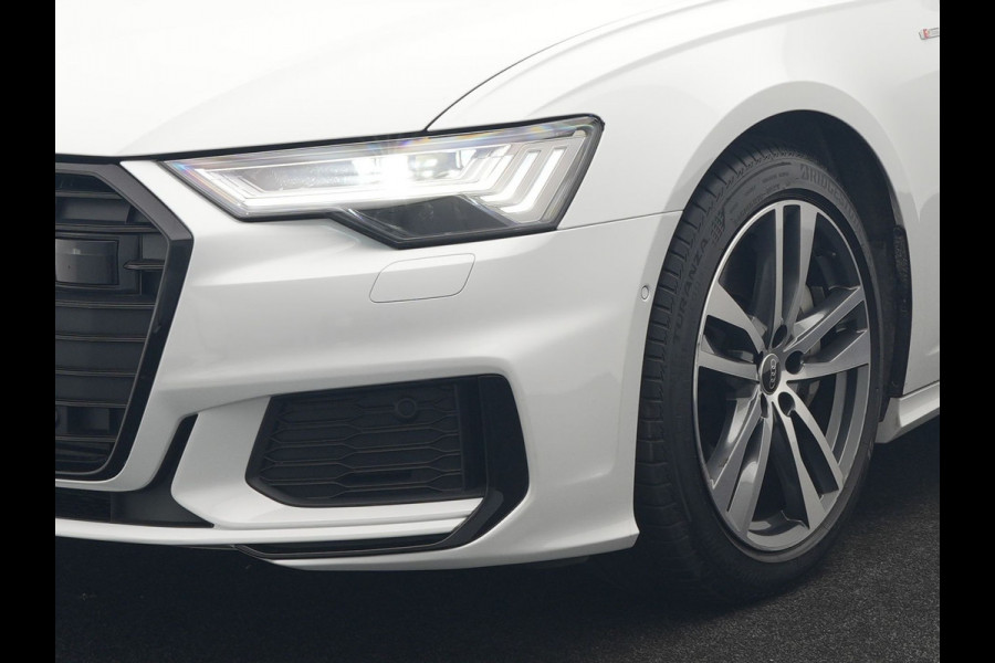 Audi A6 Avant 50 TFSI e Quattro S Line PHEV 300pk Dealer O.H. | Adaptive Cruise | Head Up | Camera | Matrix LED | Lederen Sportstoelen Memory & Verwarmd | Blis | Stuur Verwarmd | Apple Carplay | Navigatie | DAB | Plug In Hybrid |