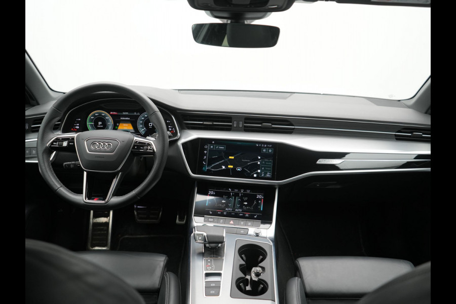 Audi A6 Avant 50 TFSI e Quattro S Line PHEV 300pk Dealer O.H. | Adaptive Cruise | Head Up | Camera | Matrix LED | Lederen Sportstoelen Memory & Verwarmd | Blis | Stuur Verwarmd | Apple Carplay | Navigatie | DAB | Plug In Hybrid |
