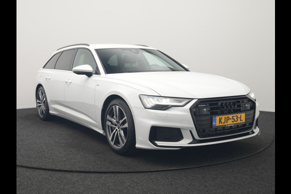 Audi A6 Avant 50 TFSI e Quattro S Line PHEV 300pk Dealer O.H. | Adaptive Cruise | Head Up | Camera | Matrix LED | Lederen Sportstoelen Memory & Verwarmd | Blis | Stuur Verwarmd | Apple Carplay | Navigatie | DAB | Plug In Hybrid |