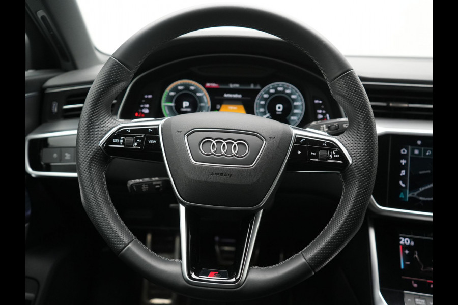 Audi A6 Avant 50 TFSI e Quattro S Line PHEV 300pk Dealer O.H. | Adaptive Cruise | Head Up | Camera | Matrix LED | Lederen Sportstoelen Memory & Verwarmd | Blis | Stuur Verwarmd | Apple Carplay | Navigatie | DAB | Plug In Hybrid |
